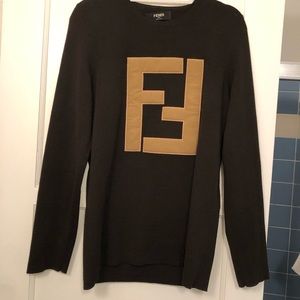 black fendi sweater mens
